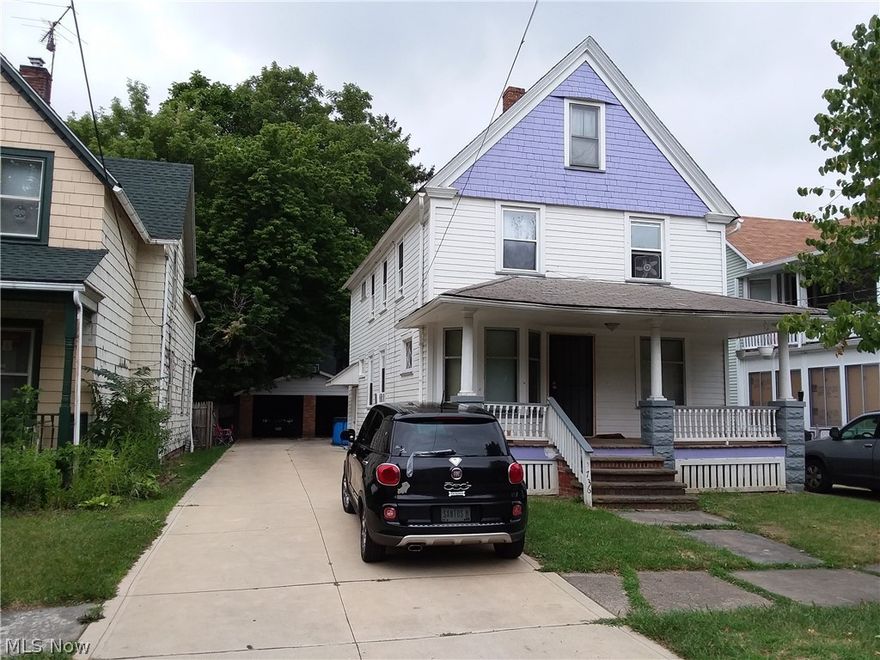 Tenant occupied two family in good condition.