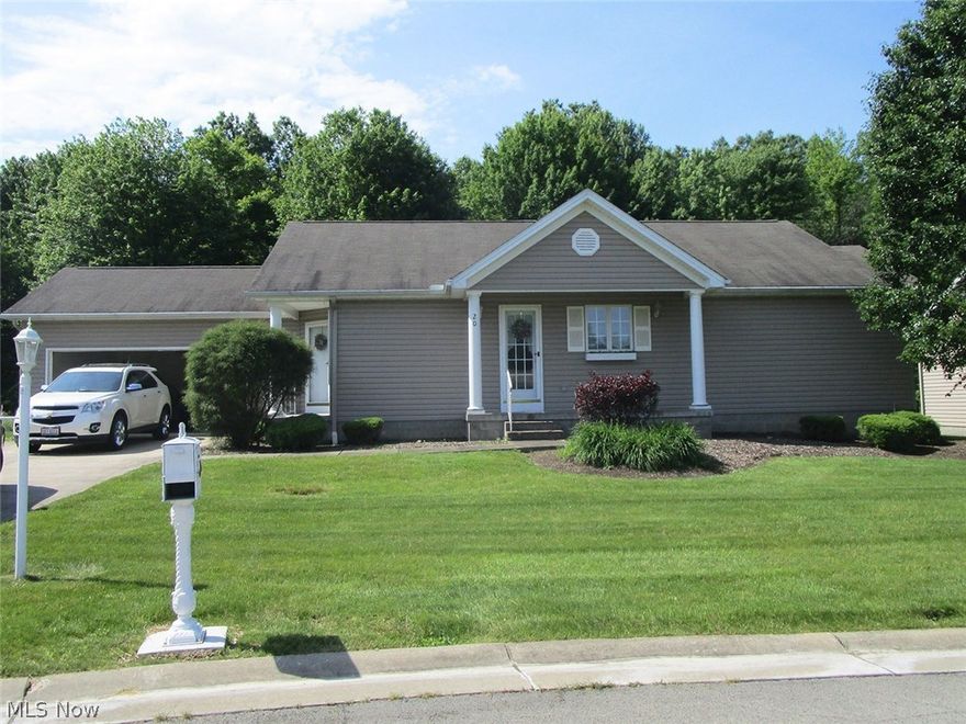 Condominium built in 2005 having 1,387 Sq. ft. of living space and attached 2 car garage – Open kitchen with dining room, living room, two bedrooms, two full baths, and laundry area on the main level.  The lower level consists of full basement with 100 amp breaker electric, gas hot water heater, and gas forced air furnace with central air.  Current HOA fees $165/month.