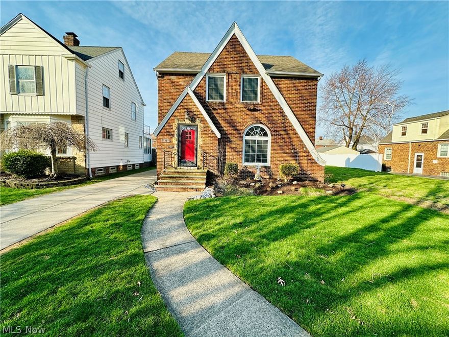 Welcome to this charming brick Colonial nestled in the highly desirable Edgecliff Beach Club community of Euclid, just a short stroll from the shores of Lake Erie. This 4-bedroom, 1.5-bath home offers space, warmth, and timeless appeal with classic details throughout.
Step inside to find beautiful hardwood floors flowing throughout much of the home, a spacious eat-in kitchen, and a formal dining room perfect for hosting gatherings. The inviting living room features a stunning stone wood-burning fireplace, creating the perfect cozy focal point.
Just off the dining room, a bright rear sunroom provides additional living space and opens to a private patio—ideal for relaxing or entertaining outdoors.
The second floor includes three comfortable bedrooms and a full bath, while the third floor offers a private fourth bedroom—perfect for a guest suite, home office, or quiet retreat.
Downstairs, the basement offers additional living and entertaining space, complete with wood paneling, a second fireplace, and a bar area.
Outside, you’ll find a 2-car detached garage with an adjacent shed for additional storage.
As part of the Edgecliff Beach Club community, residents enjoy access to exceptional amenities just steps away, including a pavilion, clubhouse, basketball court, playground, bocce court, beach access, and a fishing pier—bringing lakeside living right to your doorstep.
Don’t miss this opportunity to own a home full of character in one of Euclid’s most sought-after lakefront communities!  Right around the corner from Downtown Euclid's shopping and restaurants.   Close to hospitals, schools, and parks.  Easy access to I-90/Route 2.