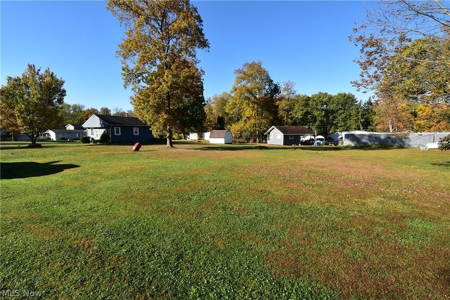 Quarter of an acre lot in a secluded lake community. Berlin Lake is a great destination for boating, fishing, skiing, and sailing.