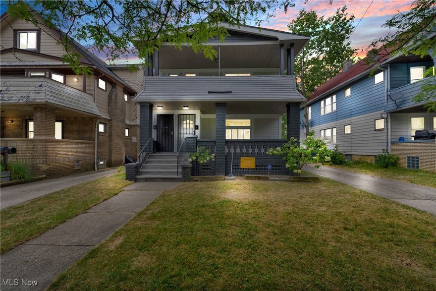 Discover the perfect investment-meets-residence opportunity at 3582 E.?154th Street, a beautifully updated multi-family home right near Shaker Heights! Upstairs unit: Occupied by a long-term tenant—currently month-to-month—paying $900/month, offering steady income and flexibility.  Downstairs unit: Vacant and newly updated, ideal for an owner-occupant landlord. This turn-key space features a modern kitchen, refreshed floors, fresh paint, and new fixtures. Vinyl Windows in place.  Located in one of Cleveland’s most desirable inner-ring suburbs, this home brings you near the vibrant, walkable, and beautifully landscaped community of Shaker Heights: Shopping, Dining, transit and parks.