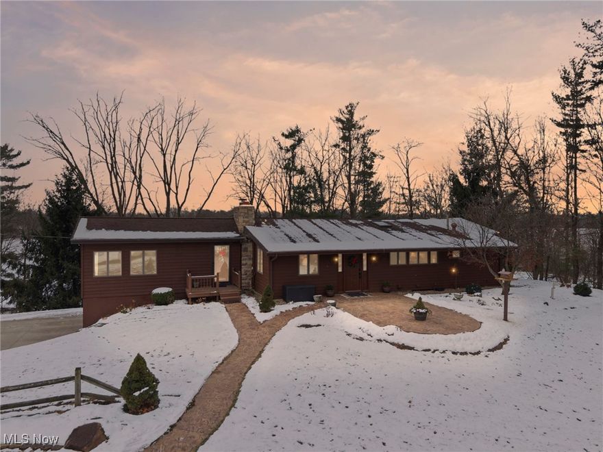 cedar-sided ranch on quiet scenic country road, 3.64 acres, 400 ft frontage, mature trees, 24x 20’ barn with loft.
Attached 2-car garage with workshop
Garden shed to accommodate chickens and yard tools
4 bedrooms, 3 baths
Post and beam construction with vaulted ceilings and skylight
Separate in-law suite (or rental) with separate HVAC
Gas log fireplace on main level, wood burning fireplace on lower level
Newly renovated kitchen: quartz countertops, new island with deep drawers, all new appliances
Renovated main bath: new cabinet and vanity, lighting, tiled shower/bath
New luxury vinyl plank flooring. The open floor plan and additional light from the skylight accentuates the oak beams throughout the main level.
Stamped concrete patio (north), wood deck facing south.
All windows are Andersen 400 series, (wood interior, vinyl clad exterior with screens). Only exception are the newer basement windows, which are Jeld-Wen. Every window has a view of nature.
Perennial gardens, grape arbor
Note: the original cast iron soil pipe was replaced with PVC pipe
The septic system has been maintained regularly through the years
Outdoor watering is supplied by an underground cistern, which pumps collected rainwater.
This is a birder’s paradise; Baltimore orioles, rose breasted grosbeak, warblers, various woodpeckers, hawks, occasional bald eagles, and great blue herons. Hummingbirds arrive Mother’s Day weekend and stay all summer. Deer are on the property every day. This home has a mother in law suite with a separate entrance. It would make a great Airbnb
Located four miles south of Oberlin College cultural activities. Forty miles west of Cleveland, and just 20 miles south of Lake Erie. Have been impressed with the township and county road crew’s ability to keep the roads clear; we have never been snowed in!