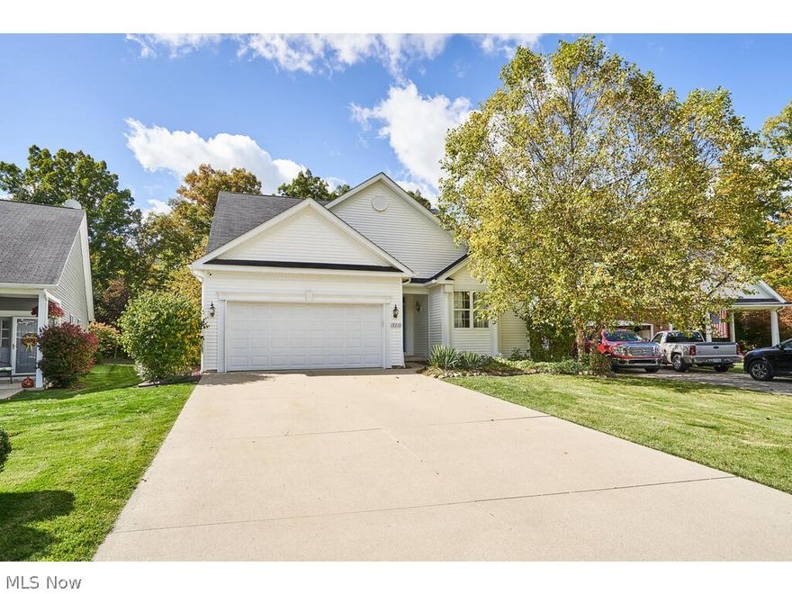 Welcome! This Beautiful property located in the coveted Greenbriar at River Valley. This gated community provides all the luxuries of a 55+ community. This home sits high on the hill, oversized driveway, covered patio overlooking a private wooded lot and stream. As you walk inside the foyer features new ceramic floor and is a great place to kick off your shoes. Right off the foyer there is a completely remodeled full bath with tiled bathtub surround, hardwood floor, oversized soaking tub, and transom window. There is a first floor laundry conveniently located features butcher block counters and bosch washer/dryer. The home opens up beautifully with 18+ vaulted ceilings with a gorgeous kitchen. The kitchen features granite counters, an island, custom cabinets, under cabinet lighting, crown molding on the top cabinets with some glass fronts and cabinet lights, newer appliances 2019 and so much more. Rounding out the main floor is a sun room, dining room, and family room all featuring hardwood floors. The master bedroom has two walk in closets, granite vanity, walk-in shower w/ assistance bars. Upstairs you will find a loft, two bedrooms, and a full bath. The unfinished basement is plumbed for an additional bathroom and features a workshop. Other updates include additional outlets throughout the entire house, 200 amp panel, sub panel, and generator switch, extra R-15 insulation added to the walls and R-60 in the ceilings (EVEN THE GARAGE IS INSULATED!) Ask for full update list.