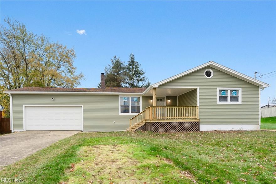 620 Edison has been completely updated and ready for you to call it home! As you pull up this beautiful house, you'll see all new vinyl siding, new vinyl windows, dimensional shingled roof and a welcoming, newly built front porch. The living room will greet you with new laminate flooring throughout the entire house, coved ceilings and a built-in electric fireplace with new mantle to set the space! The Eat-in kitchen has all new cabinets, laminate countertops, subway tile backsplash, stainless appliances and new fixtures throughout. Full bath on the main level with a double vanity, tile flooring and tile walls, new tub and fixtures. 3 bedrooms on the main level with tons of storage and closet space throughout. All new carpet and fixtures in each room! The basement offers a space that could be finished for another place to entertain and enjoy. 1/2 bath tucked away in the laundry room. All new plumbing throughout. New electrical panel. New hot water tank. New hi-efficiency furnace/AC (10-year warranty). Tons of storage in the basement. 2 car attached garage with access to a nice sized back yard. New gutters and downspouts reran to the street.  Struthers School District. Close driving/walking distance to restaurants and stores. Come view this amazing house before its gone!