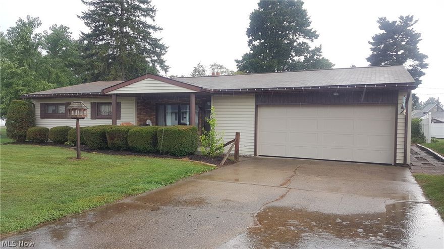 Here is the 3 bedroom, 2 bath ranch you've been waiting  for. This home is in a great neighborhood, has a first floor laundry and a 2 car attached garage. It also has a nice big front porch for sitting and a beautiful back yard with a patio and deck for entertaining. All appliances stay, including washer and dryer!