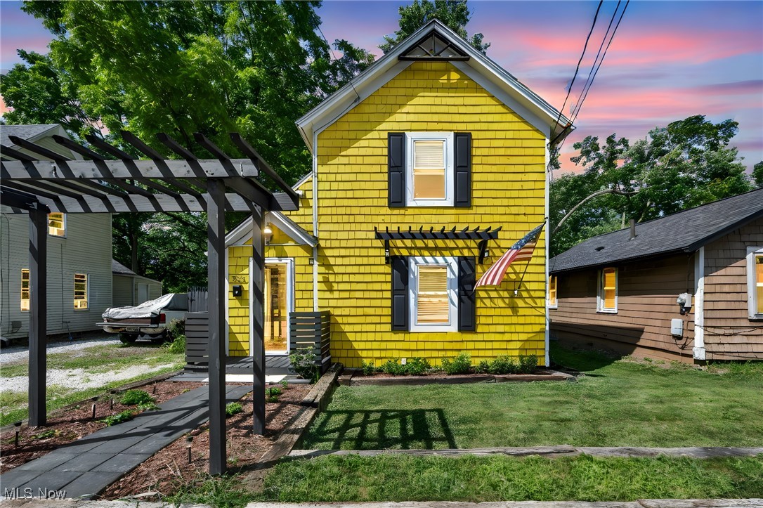 Welcome to 333 Cherry Street! This home has all the charm along with a ton of updates!!! Updates include, flooring, kitchen, bathrooms, AC and Furnace are only 2 years old and an amazing 3 season room looking onto the tranquil back yard. The back yaard was just redone as well featuring a fenced in back yard. The main floor is very open and has a stunning large kitchen. Two bedrooms are on the second floor and the third bedroom is in the basement. Call for your private showing today!