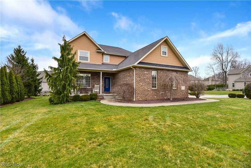 Located in the desirable Tippecanoe Woods development, this Beautifully updated 4 bedroom 2.5 bathroom colonial is ready for you to move in! The first floor features a grand foyer with 2-Story open staircase, formal dinning room, large, light-filled eat in kitchen with granite, large island, and gorgeous cabinetry. Also on the first floor is the large family room with fireplace and lots of windows for natural light, the conveniently placed laundry room, and a half bath. Upstairs is the huge master bedroom which features an awesome ensuite bath with a soaking tub and walk in shower. Down the hall is 3 more spacious bedrooms and one more full bath. Making your way to the partially finished basement, you will find a large, open rec-room area ready for many uses. The exterior of the home features a 2 car garage,  a lovely tiered deck with adjoining paver patio, and a partial brick facade. Call today to come see your new home!