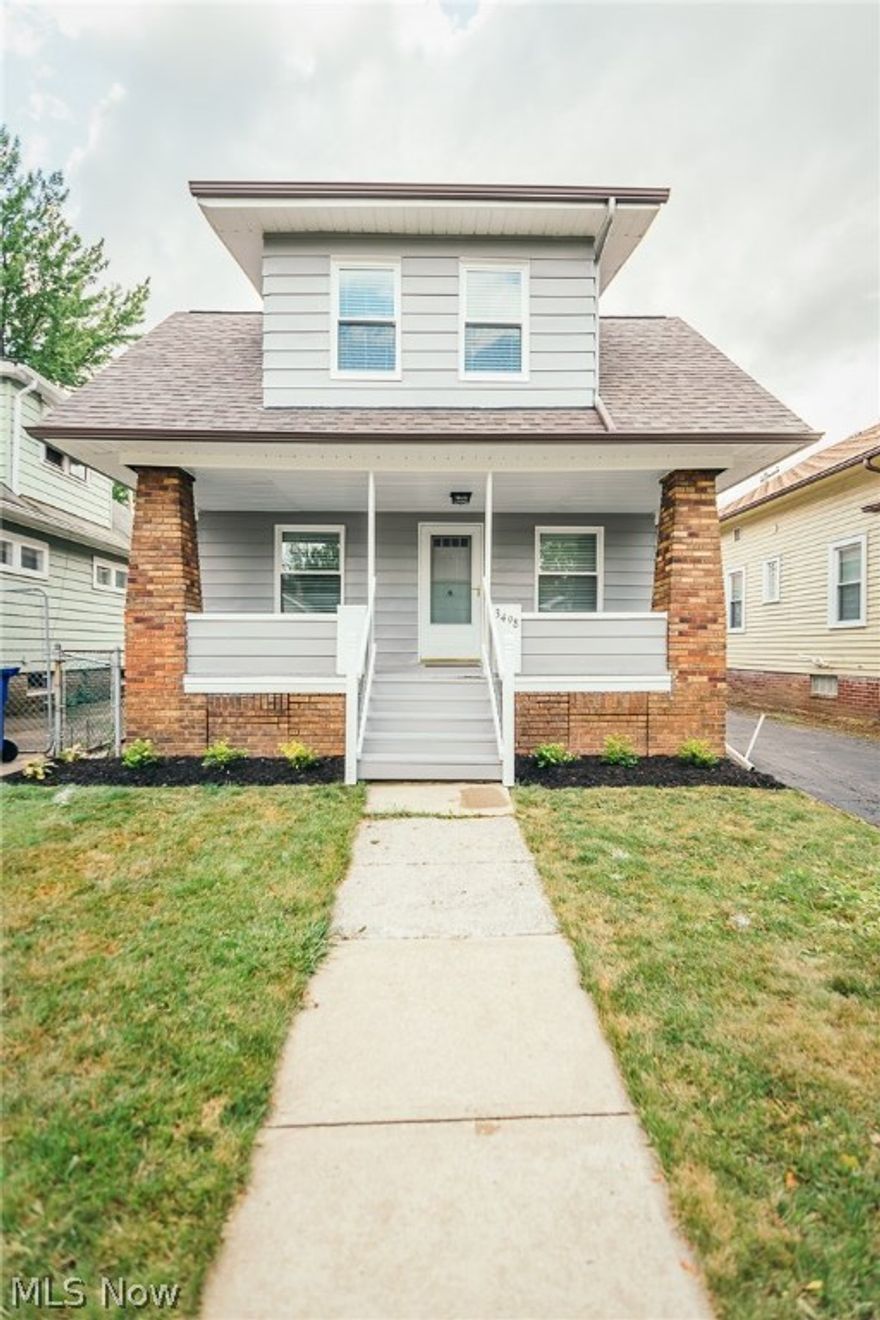 Looking for a Cute Two Bedroom Home on the West Side of Cleveland? This may be the One.  Newly Remodeled and Tastefully Decorated with Modern Updated and Amenities. Newer Kitchen with Mosaic Tile and Granite Countertop. Newer Roof, Newly Painted Inside, Outside and Newly Coated Driveway. Newer Bathroom, Laminate Floors, Carpeting, Furnace, A/C and Much More. Come View this Beautiful Home and Maybe You Will Make It Your Own.