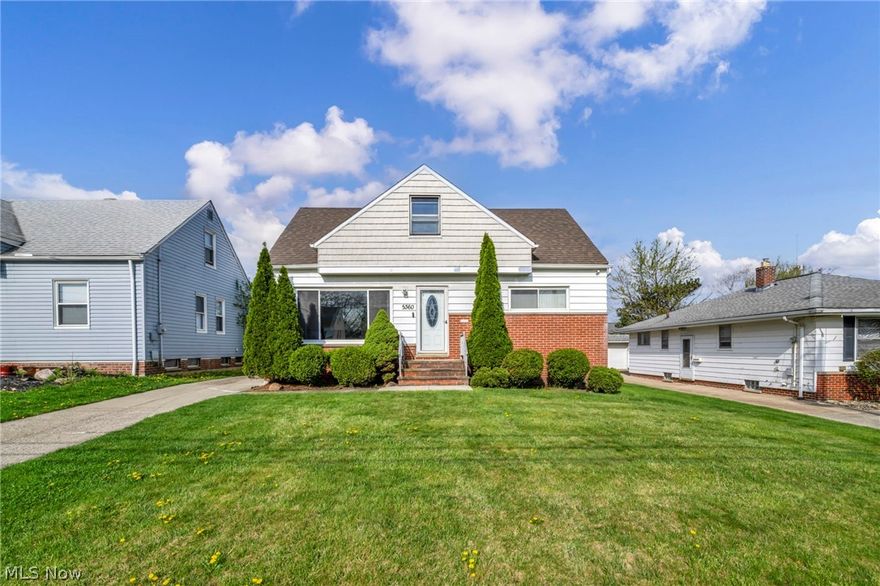 Great opportunity in Garfield Heights for both first-time buyers and investors alike. This 3-bedroom Cape Cod offers a functional layout with solid rental potential and room to make it your own.
The home features a kitchen with stainless steel appliances, a finished basement complete with a built-in bar ideal for additional living or entertaining space and a detached 2-car garage for added convenience.
Located just minutes from highway access, this property is perfect for commuters and adds strong appeal for future tenants. Whether you're looking to enter the market and purchase a home of your own, or looking to expand your investment portfolio, this home offers value, flexibility, and upside at an affordable price point. Less than 20 minutes to Downtown Cleveland, close to shopping, dining, hospitals and more. Schedule your private showing!