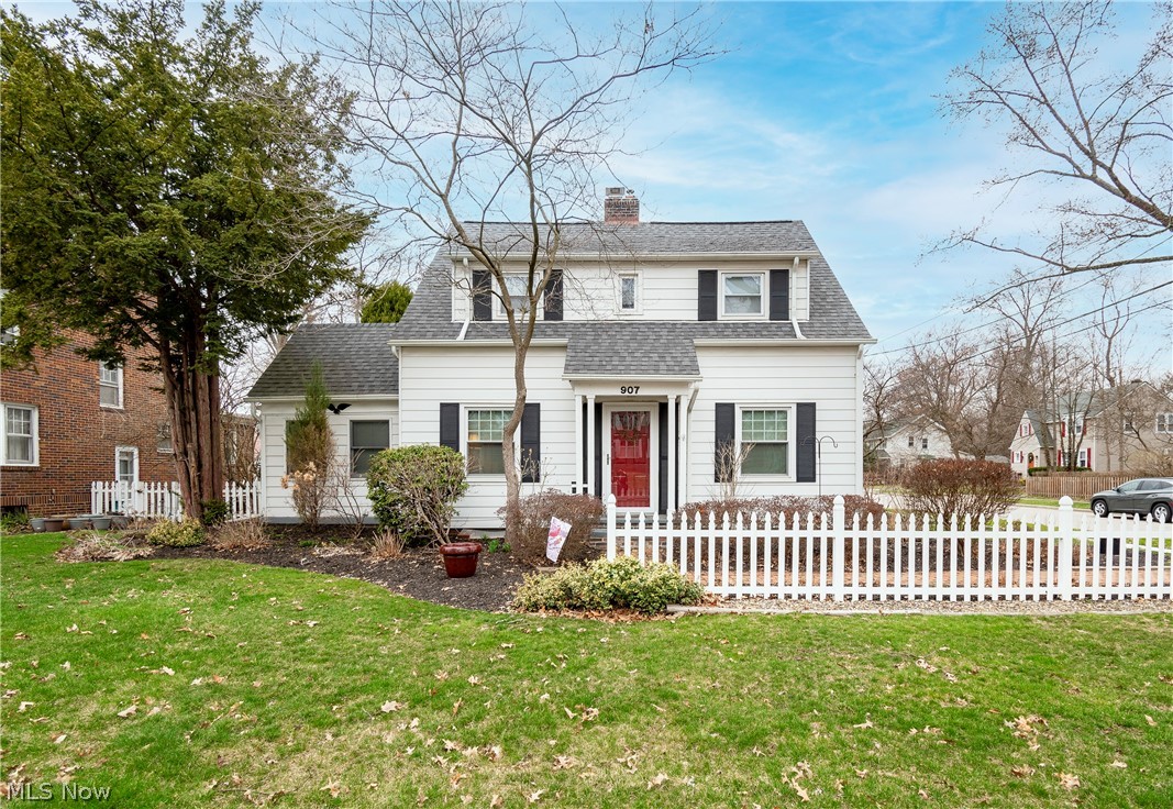 Welcome to 907 Broad Boulevard! This beautiful, character-filled cape cod features 4 beds, 2 baths, a complete in-law suite and more! The front living room boasts a gas fireplace and French doors that lead to a four seasons room, currently being used as an office. The large dining room offers hardwood floors and a sliding glass door to the back deck. Around the corner sits an adorable breakfast nook sitting right off the main kitchen. Rounding out the main level is the in-law suite (2006) including a full kitchen, living room, full bath with stacked laundry, and a bedroom with access to the back patio. Upper level will be the remaining 3 bedrooms and full bath. Half finished lower level includes a living space, laundry area, and plenty of storage! Partially fenced in yard with a shed, gardening area, patio, and deck to enjoy your summer evenings! Conveniently located near downtown Cuyahoga Falls and minutes from Cuyahoga Valley National Park! Don't miss your opportunity to own this hom