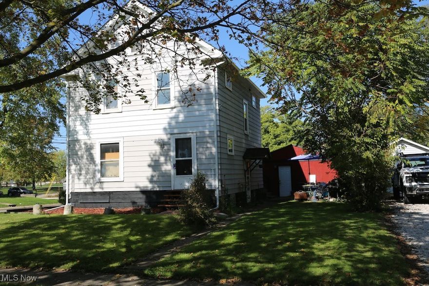 Present family has been here for 18 years. Sellers upgrading second floor full bath is now completed. Kitchendone several years ago. Newer garage - roof. Our list goes on and on. Next family will love the park across the street. Thecity has recently upgraded the park. You can be in for the holidays and make this home yours!