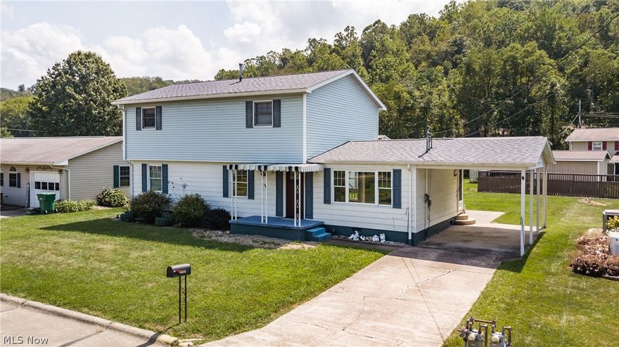 This home is a wonderful 4 bedroom and 3.5 bath home. Has plenty of room for large family is needed. Can be one floor living also. Owner has painted interior and put in some newer flooring. Nice size flat yard for playing games or family activities. Has a carport and a storage building.