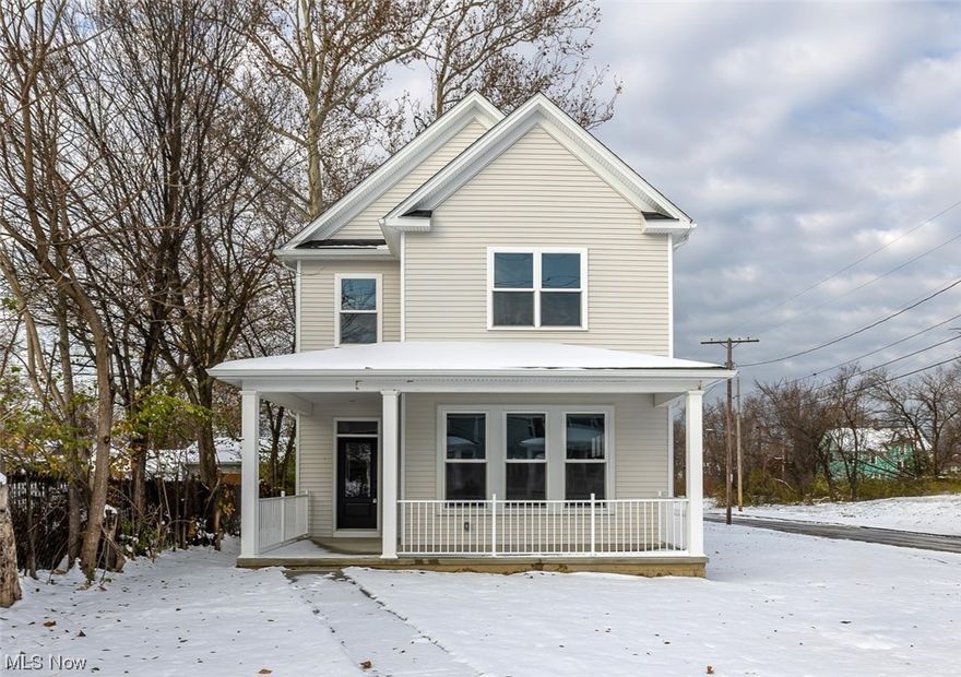 Knez presents our lovely 25' Metro Manor floor plan in the heart of Circle North! Minutes away from University Circle, residents are alongside the Cleveland Botanical Gardens, dining in Little Italy, and a variety of historic museums that Cleveland offers. Walk into your home from a spacious and covered front porch. Tall 10' foot ceilings and walls of windows make for a bright, airy first floor. Enjoy an upgraded kitchen with a sprawling Quartz island, tile backsplash, Aristokraft cabinetry and KitchenAid microwave & dishwasher. Upstairs, find your full bath and 3 spacious bedrooms including a glorious primary suite - ensuite bathroom, vaulted ceilings, and 2 walk-in closets! Upgrades continue in the primary bath with a full-tiled shower, frameless glass door with tiled floors, and quartz counters. A full 9' basement and attached 2-car garage bring convenience and ultimate storage! Utilize Cleveland’s eligible 15-year tax abatement and the energy-efficient benefits that come with new construction