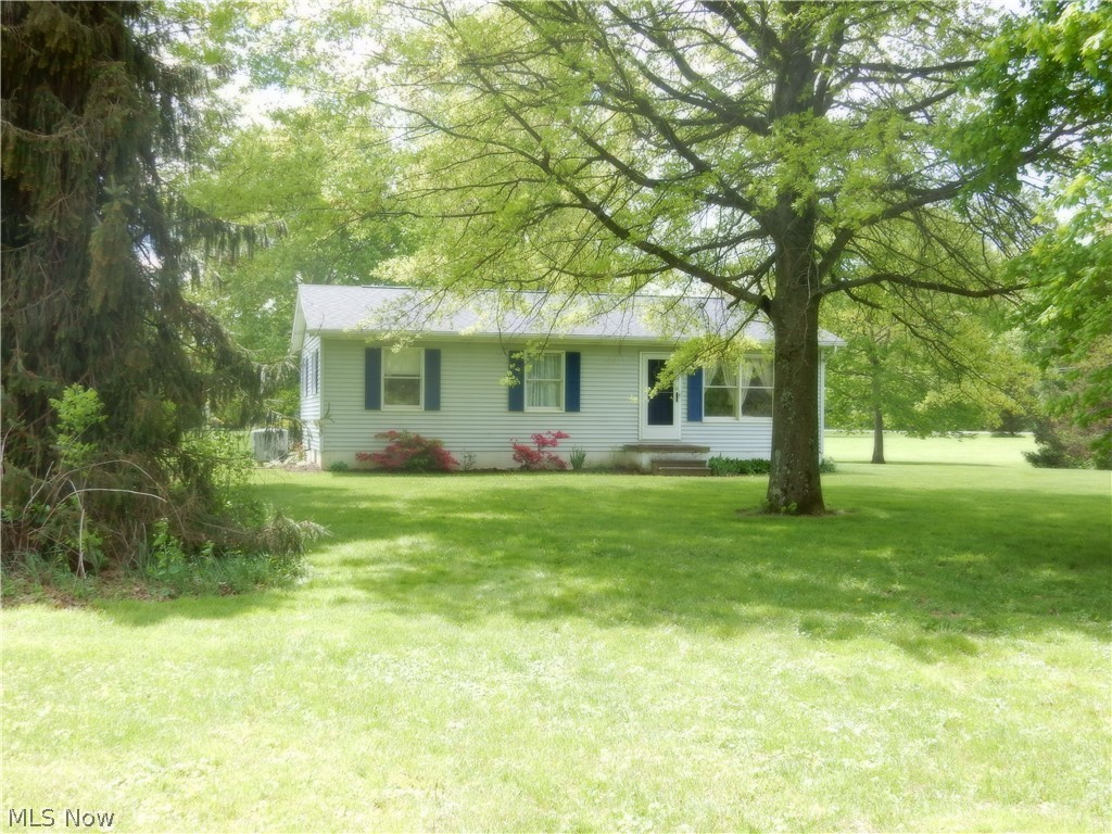 First time home buyers and down-sizers won't go wrong with this well maintained adorable 3 bedroom vinyl sided ranch. Centrally situated on 3+ lovely acres with a beautiful country setting. This home offers several updates in the recent past making it even more attractive to prospective buyers. May, 2019: New flooring in kitchen and main floor laundry, Fresh paint in the bathroom. 2017: New deck, Added insulation to attic and sill plate area in basement. 2015: New roof. 2010: New super efficient furnace and new central A/C. The full basement offers plenty of space to add additional living space to your liking. There is a shed for lawn maintenance equipment and other storage. Contact me for your private showing, this property is sure to sell quickly.
