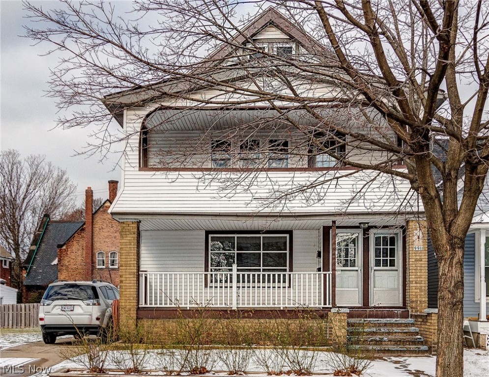 Look no further if you're looking for a move in ready investment in Bratenahl! This duplex features 2 bedrooms, 1 full bath, and formal dining room in each unit! Exceptional location, everything has been done regarding renovations! Updated windows, plumbing, doors, electric, furnaces, hot water tanks, fixtures, baths, kitchens, vinyl siding, appliances and so much more! Hardwood floors throughout, except VCT commercial grade flooring in kitchens and bathrooms. Ceiling fans with lights in living rooms and bedrooms! In addition there are dedicated outlets in the bedrooms and dining rooms for window a/c units! A rear stairwell leads to a common area in basement with separate locked storage rooms, separate washers/dryers, separate furnaces, and separate hot water heaters! Large wide open porches face to the south for relaxation or entertaining! Investment will be Violation Free prior to title transfer! Convenient location within minutes of Cleveland Clinic and University Circle and