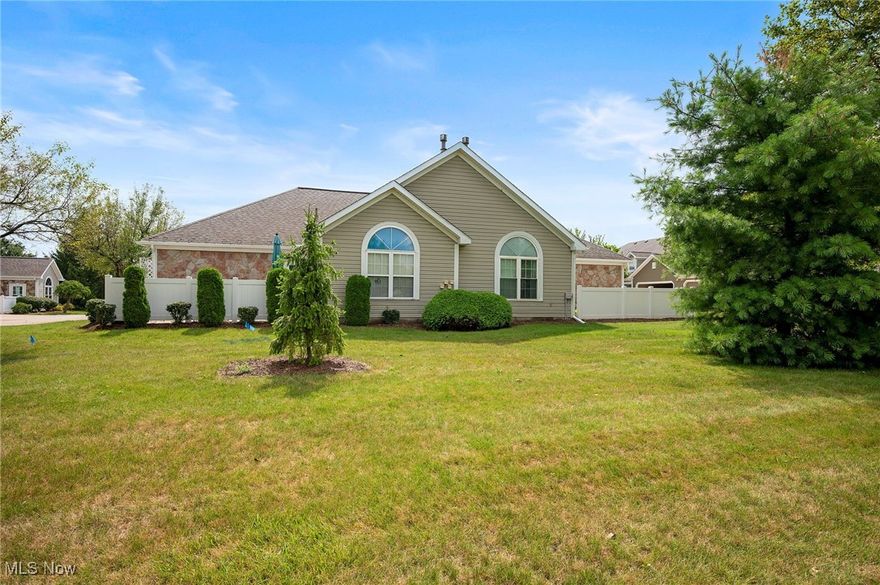 Tucked inside the sought-after Villas at Jefferson Pointe, this beautifully updated 2-bedroom, 2-bathroom ranch-style condo offers the perfect blend of comfort, convenience, and care-free living.

Step inside to a spacious, light-filled living room with vaulted ceilings, a cozy gas fireplace, and neutral finishes that complement any décor. The open layout flows seamlessly into the dining area and updated kitchen - complete with a solid-surface breakfast bar, stainless steel sink, modern lighting, and low-maintenance LVP flooring.

The primary suite features a large walk-in closet and a private bath with updated flooring and vanity. A second bedroom and full guest bath offer flexibility for guests, a home office, or hobby space. The oversized laundry room adds extra storage and functionality.

Outside, enjoy your morning coffee on the private patio or take a short trip to nearby shops, restaurants, medical facilities, and Medina Hospital - just minutes from your doorstep.

Recent updates include carpet, paint, hot water tank (2021), garage door (2021), HVAC (2022), roof replacement (2016), gutters (2025), vinyl fence (2024), and more! All appliances are included. This home is truly move-in ready!

Whether you're looking to downsize, simplify, or just enjoy one-floor living close to everything—this is the place to be.