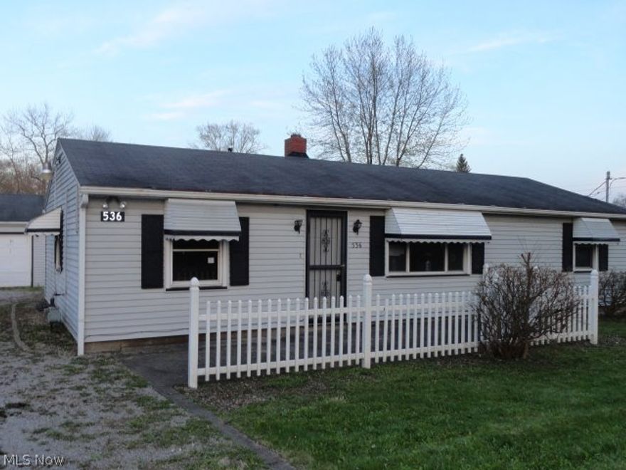 Great deal, 3 bedroom, ranch, covered patio, 2 car detached garage and more.