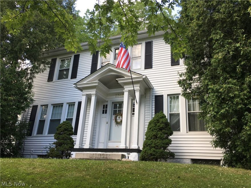 "Unique" AND "Spectacular" definitely describe this stately century home! Feel secure with the splendid craftsmanship from 1918 & take in the updates this family has made with the additions of the first floor sunporch and the second floor Solarium!! Like to entertain? Look no further because there's a 2 STORY deck (which has been custom built around a tree!) giving you plenty of room to host parties! In the back you will find an above ground pool (current tenant did not open it this year since it was going to be placed on the market). So you enjoy grilling out? Well, you will love the chimnea on the second story deck which has a gas line hook up and there is also a Natural Gas Sterling Forge Grill on the first floor deck! Curl up with a good book in your second story Solarium then sneak into your large master bedroom and fall asleep next to your gas fireplace!! This warm home boasts three bedrooms, a full bathroom upstairs, a toilet with shower in the basement and there's also a transformed area underneath the staircase which contains a toilet (main level). Beautiful hardwood floors resinate throughout this one of a kind home. Owner has stated many items inside the home can be written up as a Separate Bill of Sale - so this home is ideal for someone who is re-locating, for that first time home owner who is just starting out or for someone who is starting over. It's already decorated & waiting for it's next owner. Owner requesting a pre-approval letter with the offer.