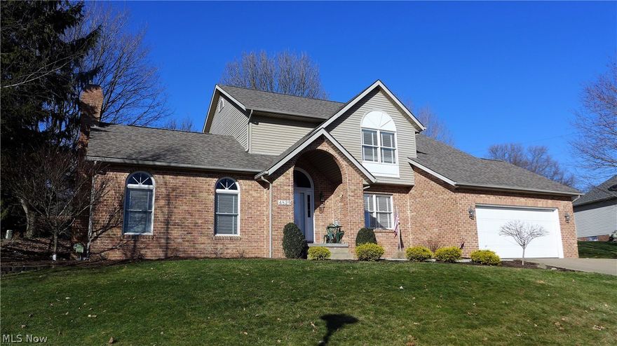 Absolutely lovely 2 story home with large open foyer. Very large kitchen with updated granite counter tops with center island. 2  large pantry areas off kitchen. Nice size 1st floor laundry, too. Large vaulted great room with both space and coziness combined. Large master suite. Home is very well kept and ready for a new owner. New roof 2010, new hot water tank 2016 and new garage door opener with outside remote access 2016. Large stamped concrete patio accessed from kitchen area ensconced with a small doggy fence. Home backs up to wonderful community walking path and park. This is one of Plain's hidden gem neighborhoods replete with 1.2 mile dedicated walking path, playground and pavilion area and acres of park land. Stark Park walking path is here to. You can walk to Gervasi!