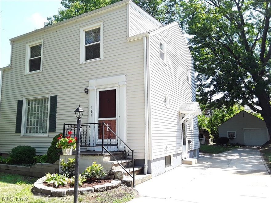 Welcome Home to this Charming Euclid Colonial featuring Beautiful Built-Ins along with Crown Moldings & a lot of Character in this Home!  Freshly Painted & New Flooring throughout.  This spacious home boasts a Living Room with fireplace, Formal Dining Room, 2 expansive Bedrooms both with walk in closets, Master has built-ins the other has private walk out access to Rooftop Balcony.  The Updated Kitchen is complete with New Cabinetry, Countertops & New Stainless Appliances which stay.  Start your day in the Breakfast Nook overlooking the quaint backyard that has an Old World Charm or in the Screened Sunroom which steps out to the deep backyard that is highlighted by a brick patio, a stone BBQ Area and Majestic Trees!.... Conveniently located close to all amenities & just steps away from Lake Erie! ... POINT OF SALE IS COMPLETE & VIOLATION FREE ... Home Warranty Included! ... and Ready for you to call Home!!