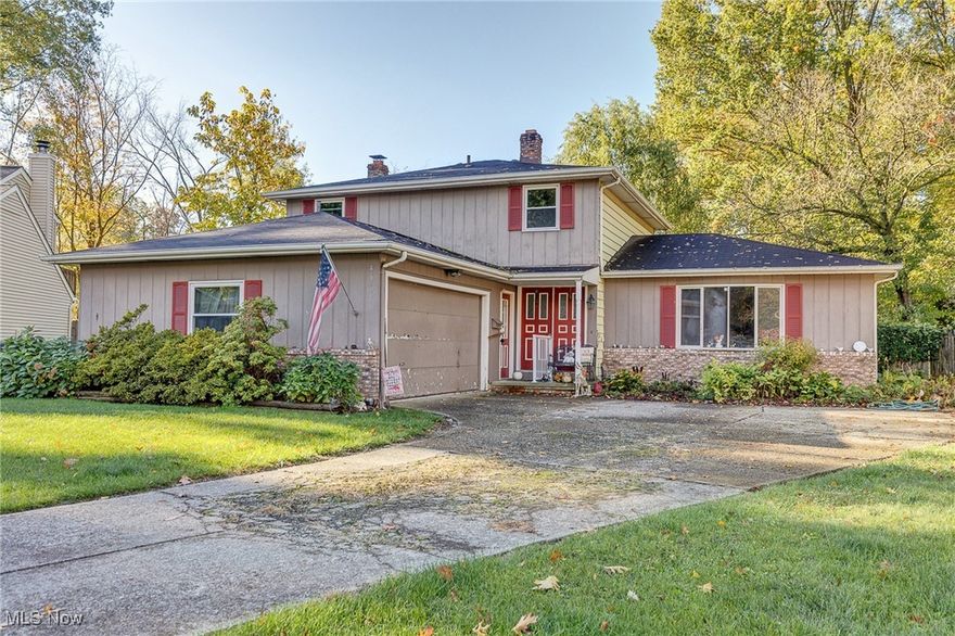 Welcome Home! Original Owner since 1978. Charming Split-Level w/Half Basement, Partially Finished. 3/4 Bedroom 2 Full Bath on Almost 1/2 Acre Lot on a Quiet Cul-de-sac! Entire Perimeter of Home is Double Insulated under the Siding. Triple Pane Windows, Furnace & A/C Installed in 2017. House Roof Installed in 2010. Enter Front Door into Large 2 Story Foyer w/Coat Closet and Overhead Landing. Expansive Living Room w/Bay Window and Plenty of Natural Sunlight. Formal Dining Room & Eat-In Kitchen Access from LR. Upstairs Includes 3 Generous Bedrooms and Full Bath. One Step Down from Kitchen is the Welcoming Family Room w/Wood Burning Fireplace & Built-In Bookcases. Office/Den/4th Bedroom & Full Bath on Same Level. Basement includes Finished Rec Room and Laundry/Utility Space. Attached Heated Garage has its own Furnace, Electric, Drain & Water. Backyard is your own Private Oasis. Complete with an array of Perennial Gardens, Large 20’x24’ Barn w/Loft, Smaller Shed and Patio, the yard is Built for Entertaining Friends & Family. Seller providing a One Year Home Warranty for your Peace of Mind.