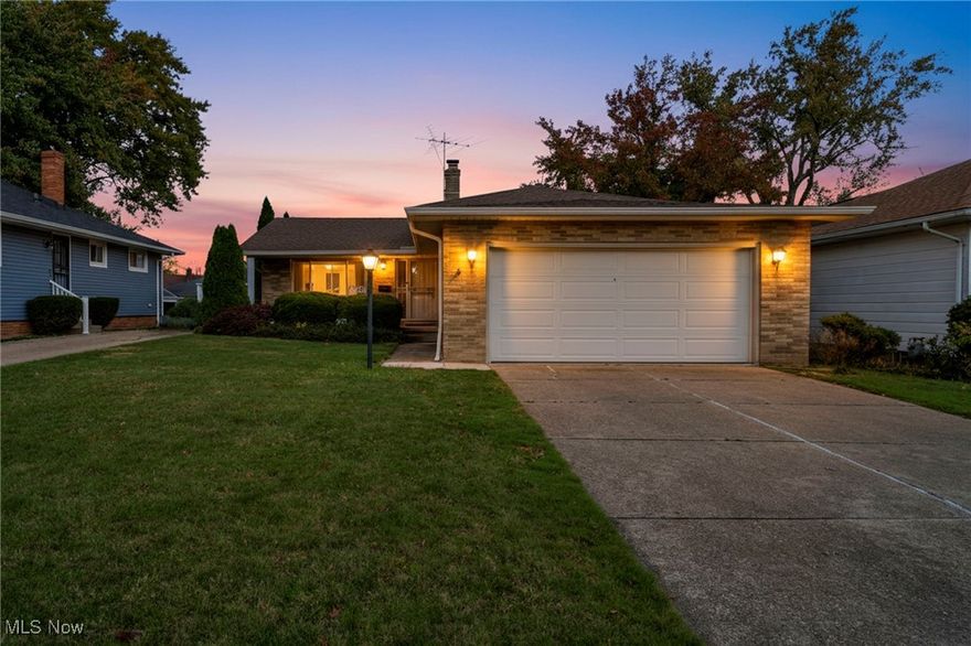 Welcome to this charming split-level home in Maple Heights.  This well-maintained 3 bedroom, 1.5 bath residence offers a spacious living room, formal dining room and inviting eat-in kitchen perfect for both everyday living and entertaining.  The three bedrooms on the top level are great in size and showcase beautiful hardwood floors adding warmth and character throughout.  Start your day or unwind in the evening on the beautiful front porch, the perfect setting for morning coffee or late night cocktails.  Step out back to enjoy a fully fenced in back yard with a concrete patio.  You will not be disappointed by the large amount of storage that this home has to offer.  There are many updates in this home which includes the roof, furnace, central air unit and hot water tank.  The bathrooms have been updated with bath fitters and come with a transferrable warranty.  All appliances are included with the sell of this home.  This home is absolutely move in ready and city of Maple Heights Point of Sale Compliant.  Schedule your private tour today.