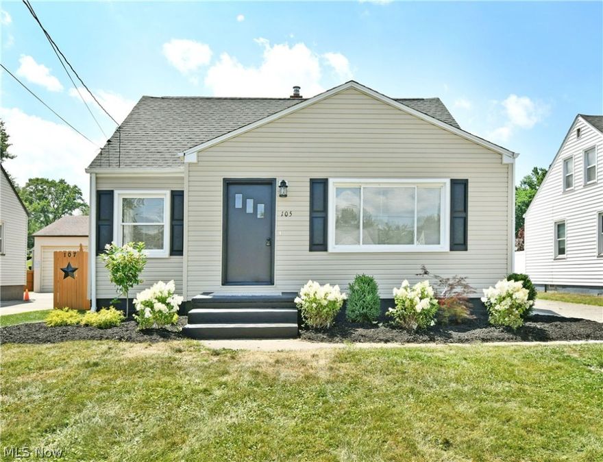 Make your summertime dreams a reality with this beautiful fully updated Struthers Cape Cod located in a secluded neighborhood close to Lake Hamilton. Cast in its colorful landscaping, this attractive residence draws you near with its brand new vinyl siding and roof with matte black accents. Make your way inside to find an inviting family room set front center with large windows to fill with natural light on new luxury vinyl plank flooring throughout leading into the brand new kitchen. Here, incorporated eat-in dining enjoys the tile backsplash and granite countertops that runs beneath the new white cabinets, pantry and stainless appliance set. 

Around the corner you'll find the spacious bedrooms dressed in plush carpets and they join an elaborate full bath with new finished shower. Upstairs a third bedroom with plush carpets, sleek matte black ceiling and beautiful wood built-ins for plenty of storage space.  The full basement completes the package with three rooms (a full large finished bathroom, utility room for laundry hookups and finished carpeted room that's perfect for additional entertaining or a playroom. Full list of home updates in supplements includes the following all 2024 (Siding, Roof, Gutters, Electrical Panel and Wiring, Plumbing, Full Kitchen and Bathrooms, HVAC, Water Heater, all fixtures and flooring, fully waterproofed and warrantied basement, Garage Door + Opener)