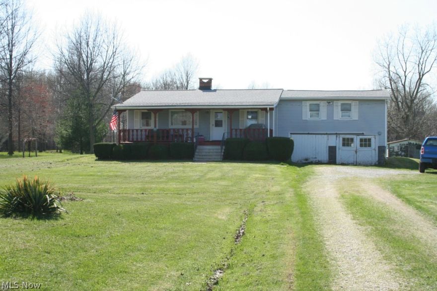 Great looking ranch on 5 acres with pond in front yard. 2 car attached and 2 car detached garage. A barn in the back for your livestock. Come take a look! An additional 10 acres are available. 5 acres to the north of this property are available and an additional 5 acres to the south of this property are available as well.