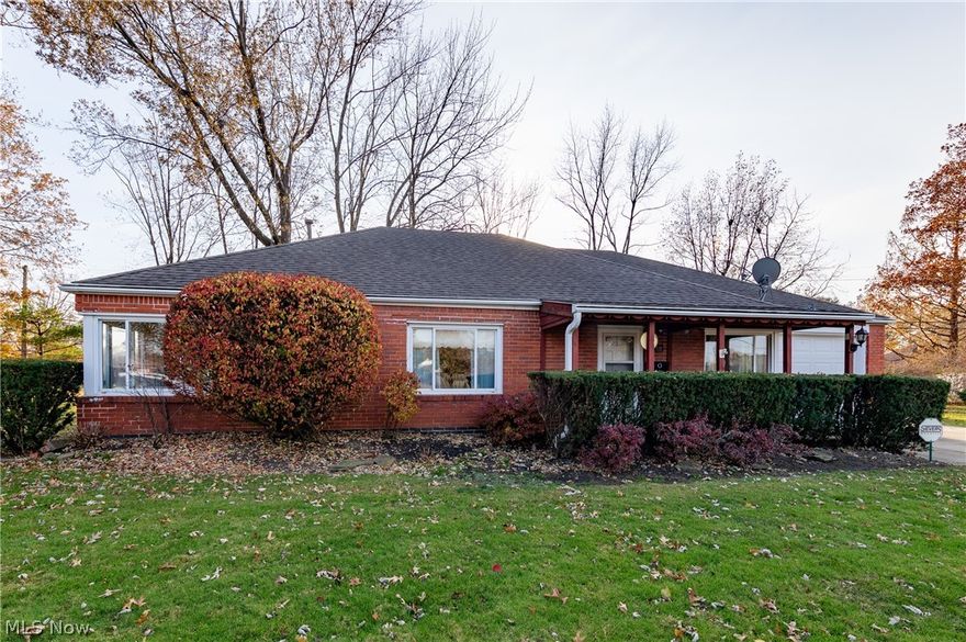 Opportunity knocks with this solid brick Ranch in Euclid on a quiet cul-de-sac. Easy and convenient one floor living. The open Living Room opens to the Dining Room with new 2019 carpet. Eat-in Kitchen with access to the rear enclosed porch. Backdoor opens to nice sized yard. 3 Bedrooms with ample closet space need paint & carpeting. 2 Full Bathrooms & main floor Laundry Room with newer washer & dryer that stay. Attached 1 car garage. *House is being sold as is*. Buyer to assume City of Euclid POS violations. See supplements. Seller is offering an America's Preferred one year home warranty with an accepted offer. Great opportunity for both owner occupant and investors. Easy to show.
