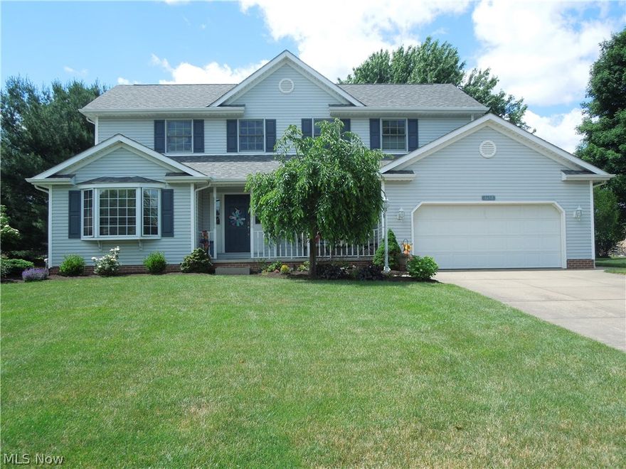 You'll be proud to call this 4 bedroom Richard Murphy built home yours. This home features the popular open floor plan with a beautiful kitchen that is a cooks delight with plenty of cabinets, pantry, counter space, breakfast bar and fully applianced. Enjoy dining in the informal dinette or the formal dining room for those candle light meals. The vaulted parlor is separated from the family room with a pocket door. A beautiful gas fireplace and side windows welcome you into the spacious family room. The 1st floor laundry features a utility sink and service door to the deck. The 2nd floor features the owners suite with a walk-in closet and master bath with dual sinks, 3 additional bedrooms and two linen closets. There is a spacious rec room that would be perfect for a playroom, billiard room, office or home theater. At the end of your busy day, relax on the deck and enjoy the beautiful landscaping and it is on a cul-de-sac! Additional info: furnace and A/C 2014, shingles 2008, plumbed fo