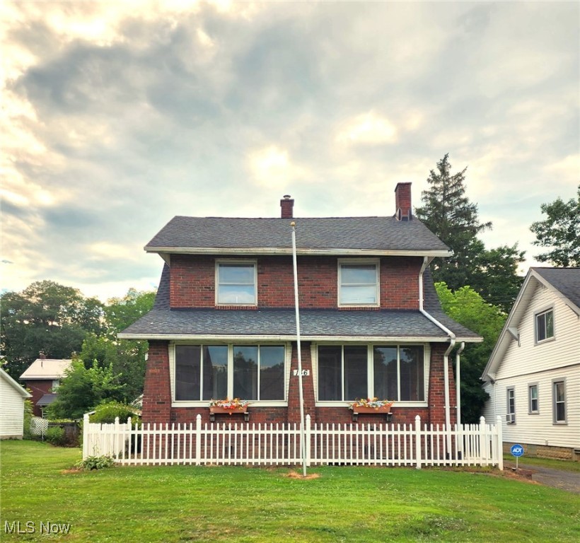 Charming All-Brick Colonial with 4-Car Garage & Extra Lot!
This beautifully maintained 3-bedroom, 1.5-bath colonial blends timeless charm with thoughtful updates. Located on a quiet, tree-lined street, this home features original hardwood floors beneath the carpet, rich natural wood trim, and a cozy fireplace in the spacious living room.
Enjoy meals in the large formal dining room or the sunny eat-in kitchen, complete with additional storage and a convenient half bath on the main floor. Upstairs, a walk-up attic offers endless potential—perfect for a home office, studio, or extra living space.
The full basement adds even more room for storage or hobbies, and the enclosed front porch is ideal for relaxing and enjoying the peaceful neighborhood.
Car lovers will appreciate the rare 4-car garage, and the additional lot offers plenty of outdoor space or future possibilities. A newer shed provides even more storage.
Major updates include a roof, HVAC system, and furnace—all under 10 years old—offering peace of mind and long-term value.