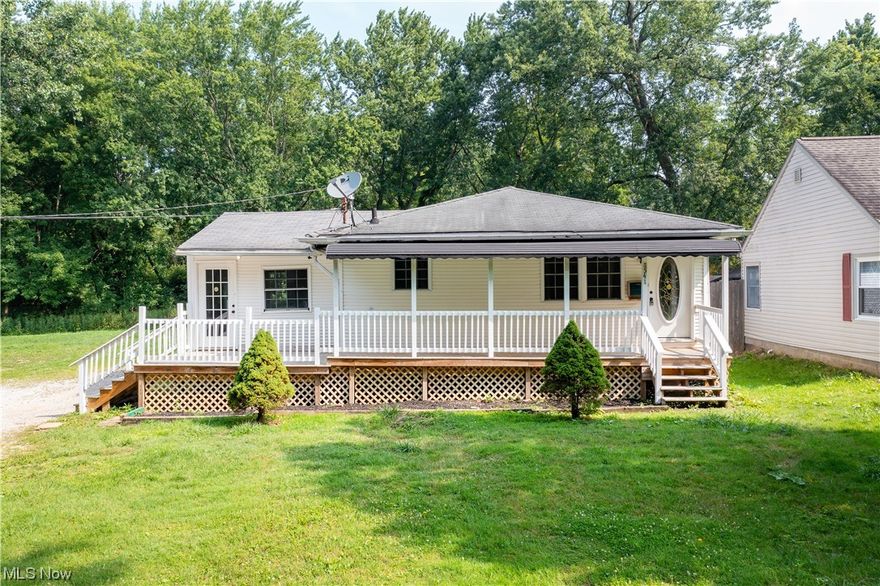 Welcome to 1541 Parkgate, this spacious ranch on almost half an acre at the end of a quiet no outlet road has a beautiful country setting.   Rope swing included!!   This gorgeous fully renovated home has 5 bedrooms, 2 full baths and 1 half bath.  Laundry on the main makes this a true main level living home!   Enjoy the oversized kitchen with shiplap backsplash, gorgeous butcher block countertops, luxury vinyl tile, a brand new stainless steel stove and refrigerator. Drink your morning coffee in the three season room just off the kitchen overlooking the lush backyard and wild life. Walk-out basement has a massively large rec room, tons of storage and plenty of space to build out and add more value!  Other features include: 2 furnaces, 2 AC units, home generator (if the neighborhood ever looses power), sump pump, multiple porches, large backyard surrounded buy forest, ceramic tile bathrooms, etc.  There's nothing to do here except move in and enjoy!! Home warranty included. Make an appoi