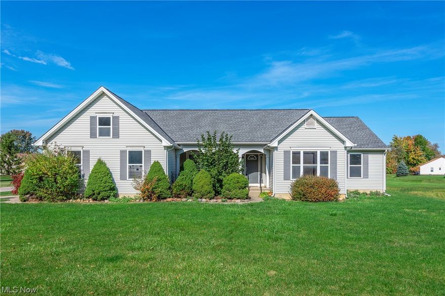 Welcome Home To This Sprawling Ranch On A Gorgeous Corner Lot... Walk Into The Spacious Open Layout... Beautiful And Functional Kitchen With Plenty Of Cabinet And Counter Top Space... Large Center Island For Entertaining... The Serene Morning Room Is A Perfect Place To Enjoy A Cup Of Coffee Surrounded By Tons Of Natural Light... The Living Room Has Vaulted Ceilings And A Charming Fireplace... With 3 Large Bedrooms And 2 Full Bathrooms On The Main Level, This Home Offers True One Floor Living... Freshly Painted Throughout In Neutral Modern Colors... Brand New Carpet In The Living Room, Dining Room And Bedrooms... Full Basement Just Waiting For Your Final Touch And Creativity... Plenty Of Storage Throughout... Truly A Special Place To Call Home!