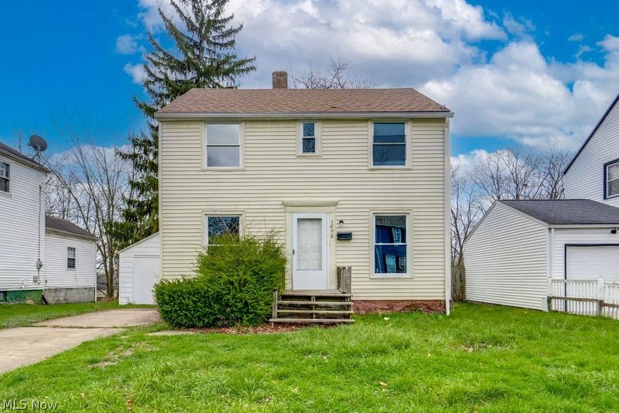 Welcome to 1090 Greenwood Ave in Akron! This 4-bedroom, 1.5-bath home offers a spacious and functional layout with flexibility to fit your needs. The main level features a living room, kitchen, a convenient first-floor bedroom, and a half bathroom, along with a bonus room just off the kitchen—perfect for a home office, dining area, or additional living space. Upstairs, you’ll find three additional bedrooms and a full bathroom. Whether you're looking for your next home or an investment opportunity, this property offers great potential. Conveniently located near shopping, dining, and major roadways for easy commuting. Contact your preferred real estate professional to schedule your showing today!