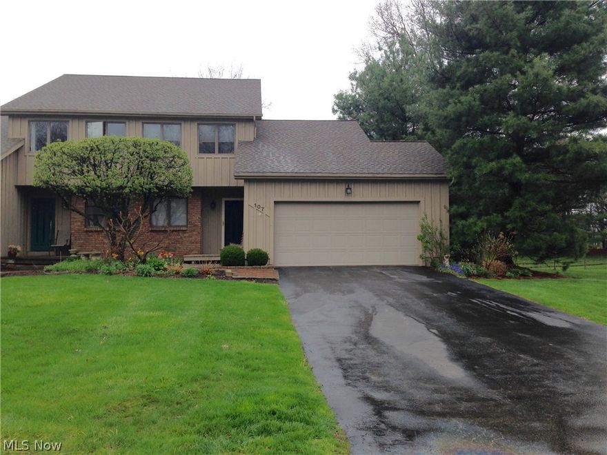 Townhouse style condo, end unit, 2 car attached garage in Cortland. Updates in 2017: New furnace, air conditioning, hot water tank and composite decking. Eat in kitchen w/breakfast bar, cherry cabinets, large pantry, stainless steel appliances (refrigerator 2015) and Corian countertops. Large great room w/skylights leads to 3 tier deck and patio, extensive landscaping and privacy, exceptional for entertaining. Gas fireplace in family room. Three bedrooms, one and a half baths and basement with plenty of storage. Master bedroom has large walk in closet, third bedroom / office is lofted with 2 closets. Lakeview LSD. Immediate possession