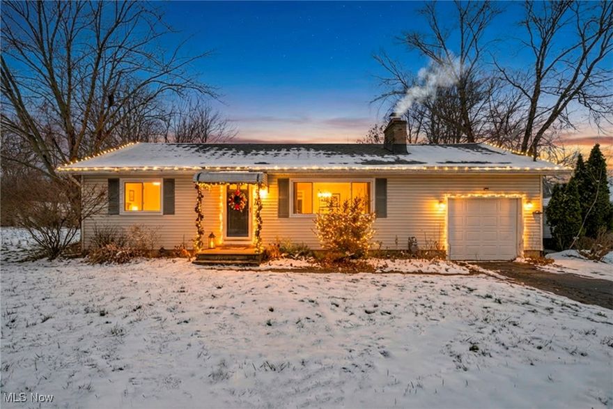 Welcome to this inviting 2-bedroom, 1-bath ranch-style home in Sheffield Lake, offered at $185,000. With 936 square feet of comfortable, single-level living, this well-maintained home offers a perfect blend of charm, functionality, and location.

The spacious living room features a beautiful fireplace, creating a cozy focal point for everyday living. The sun-filled kitchen offers abundant natural light and is equipped with a newer refrigerator (2023) and newer dishwasher (2025). A convenient first-floor laundry room enhances the home’s practical layout.

Both bedrooms are generously sized and thoughtfully arranged. Step outside to enjoy a large back deck overlooking the spacious, fully fenced backyard. which turns into your own personal oasis in the summertime with wisteria, coral honeysuckles, wild grapes, two pear trees, and raised garden beds, perfect for entertaining, gardening, or relaxing. Additional highlights include a 1-car attached garage, a newer shed (2024) for added storage, and windows replaced in 2020.

Ideally located just minutes from Lake Erie, local parks, and the boat launch, this home offers easy access to outdoor recreation while remaining close to everyday conveniences. A wonderful opportunity for first-time buyers, downsizers, or anyone seeking affordable one-floor living near the lake.