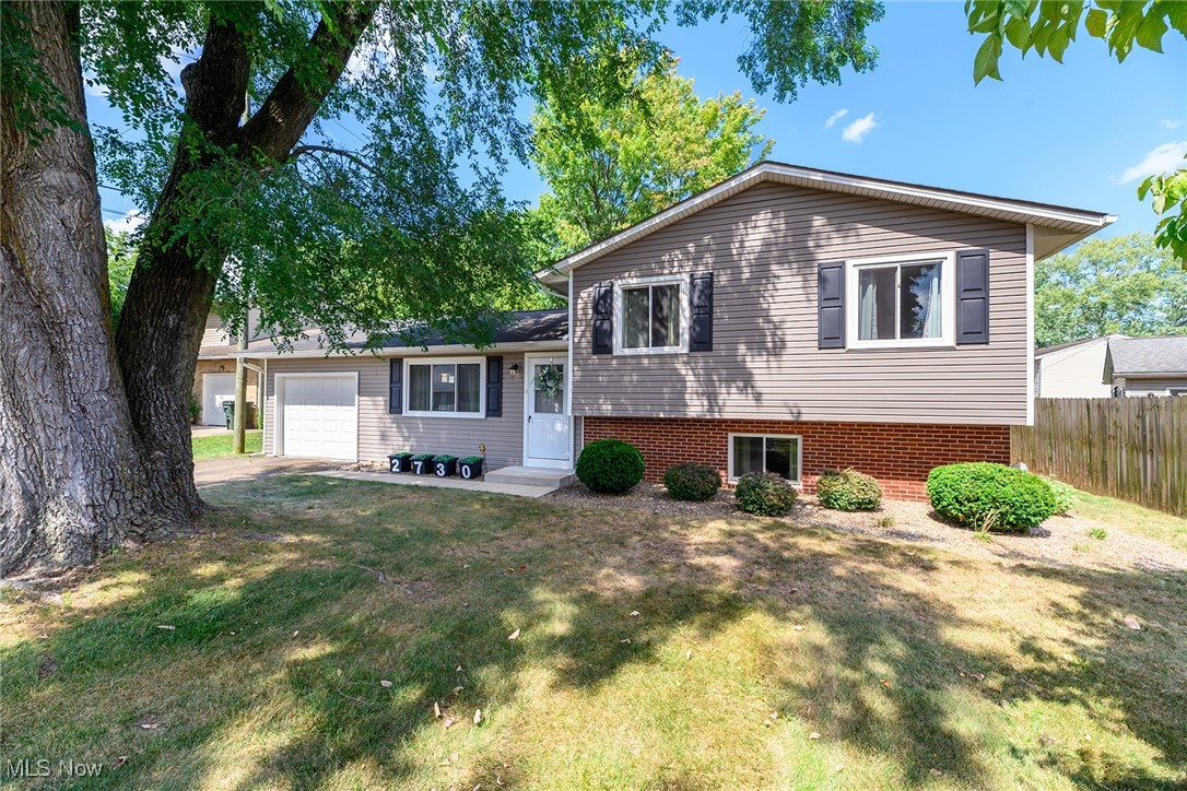 Welcome to 2730 Boron St. NW, a charming 3-bedroom, 1.5-bath split-level home that’s move-in ready for new owners!
This home features a bright, open layout on the main floor, connecting the living room, dining area, and kitchen. The updated kitchen boasts quartz countertops, a tile backsplash, and stainless steel appliances. The dining room includes a sliding glass door that opens to a composite deck and a fully fenced backyard—perfect for outdoor enjoyment. 3 bedrooms on the 2nd floor. Primary bedroom has a 1/2 bath ensuite! Neutral décor runs throughout, making it easy to make this home your own. The finished walkout lower level provides additional living space, ideal for family gatherings and entertaining. Recent updates within the past 8 years include the furnace, A/C, hot water tank, windows, doors, and garage door—giving you peace of mind.This home has adorable curb appeal! Conveniently located just 2.7 miles from Perry High School, 9 miles from Akron-Canton Airport, and only 2 miles from shopping, fitness centers, grocery stores, and restaurants.