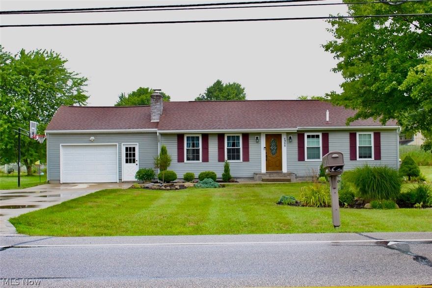 Welcome home with this beautiful ranch in Hudson! It sits on nearly a half-acre lot, featuring 3 bedrooms on gorgeous hardwood floors. You'll love the deck and patio too. Other features include newer appliances, tank-less hot water heater, Nature Stone garage floor, among other updates to this house.