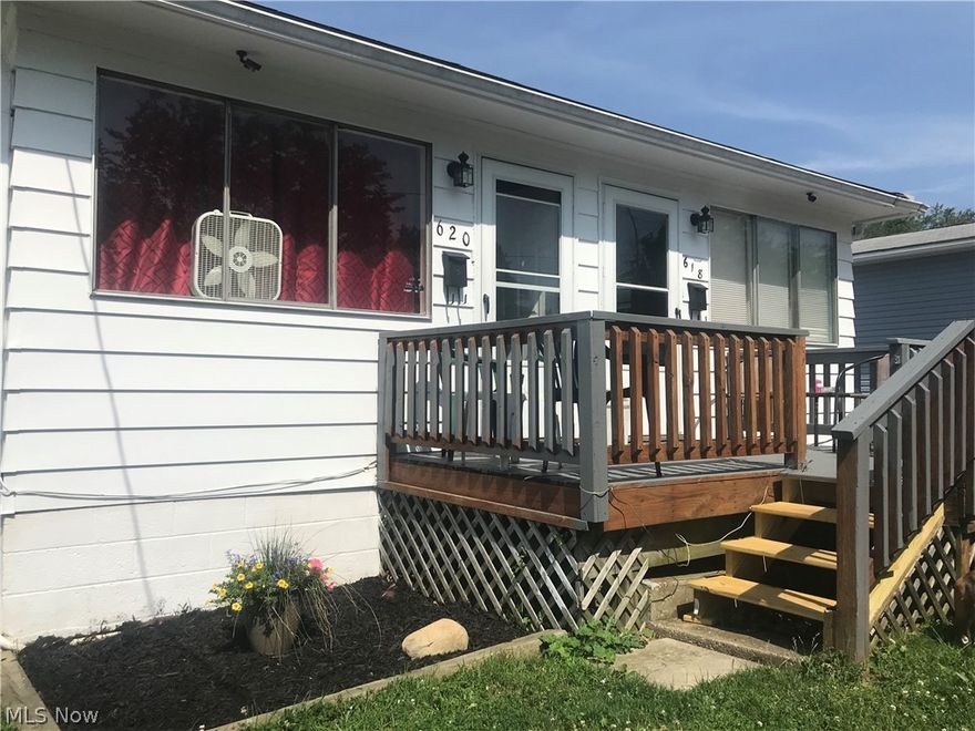 Attention investor!  Looking for property with a history of great cash flow?  Look no further then 618-620 Stephens Rd!  Units have been partially updated, with basements, washer/dryer hook up and attachted garage.  Long term tenants pay $480 on each side! Located near the Dilly's and the Air Dock. Don't miss this opportunity!