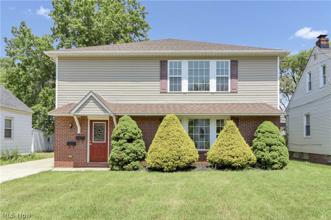 Opportunity awaits in this huge custom built duplex. Both units are identical and feature 3 large bedrooms (12x12, 12x11, 12.11), a spacious living room (24x13) and one full bath. The eat-in kitchen (15x11) boasts newer cabinetry and laminate flooring. A generous utility room (14x7) can be found at the back of each apartment. This home has been freshened up with new paint throughout and features vinyl siding, vinyl windows, central air and a two car garage. Live in one part and rent the other or make this an awesome investment property.