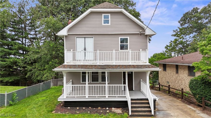 Charming 4-bedroom, 2-bath home in the heart of Akron! This spacious residence features a cozy living room with a fireplace, perfect for relaxing evenings. The large fourth bedroom is located on the third floor, offering privacy and flexibility for a guest room, home office, or bonus space. A 1-car detached garage adds convenience, and the classic layout provides both character and comfort. Vacant and ready for its next chapter! PLEASE ALLOW 48 HOURS for response to any offers