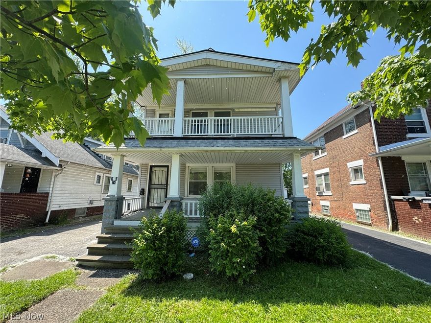 Welcome to 13214 Svec Ave, located in the vibrant Mount Pleasant neighborhood of Cleveland. This charming standard duplex is move-in ready and perfect for new tenants. Each unit features 2 bedrooms and 1 bathroom, offering comfortable living spaces for tenants. Downstairs unit has a front porch and upstairs unit has a front balcony, perfect for enjoying the outside. The property boasts a fenced backyard, ideal for outdoor activities and providing a sense of privacy. Driveway parking is available, adding to the convenience for residents. The property also has durable, energy-efficient vinyl windows throughout. Updates include hot water tanks installed in 2020, total tear off with new roof and some decking replaced in 2022, chimney flue replaced in 2022. This property presents a great opportunity for an investor looking for a well-maintained home in a desirable location. Don’t miss out on this fantastic opportunity in Mount Pleasant. Schedule a showing today to see all that this property has to offer!