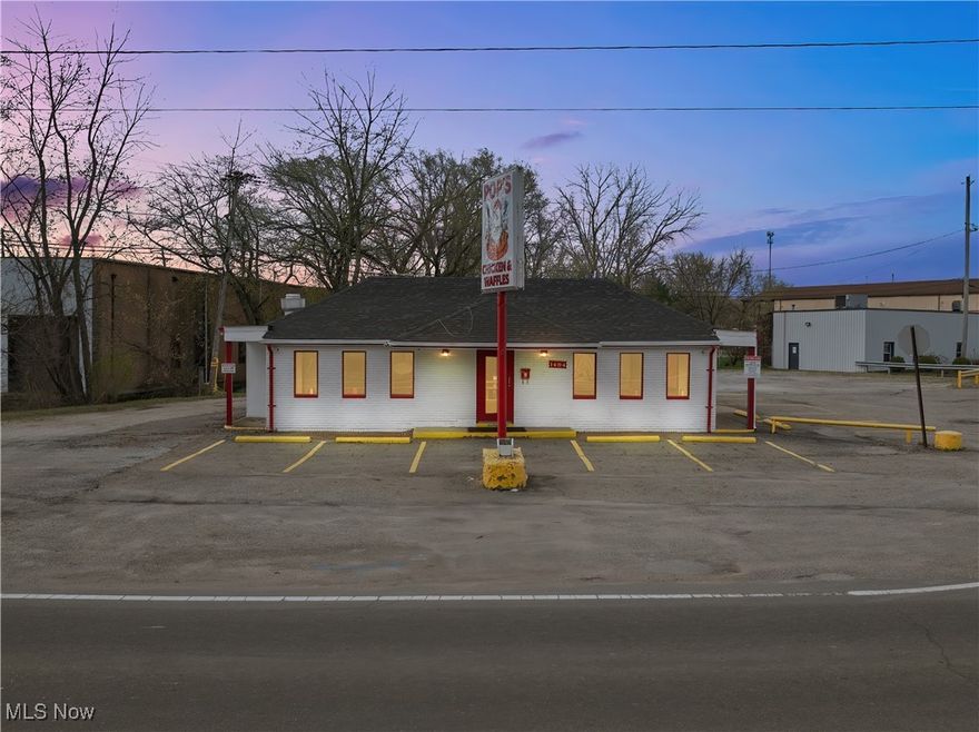 Discover a fantastic opportunity to own or lease a versatile 1,946 sq. ft. commercial building perfectly suited for a restaurant, café, or bar. Situated on a high-visibility corner lot, this property offers easy access and excellent exposure. Inside, the space features a built-in counter with bar stool seating, creating an inviting and casual dining experience ideal for walk-ins, regulars, and happy hour crowds. The open layout provides flexibility for both front-of-house dining and kitchen operations. Additional highlights include Dedicated parking lot with ample space for guests and staff, Bonus garage/storage area in the back, perfect for deliveries, prep space, or equipment storage, Prominent street frontage with signage opportunities on both intersecting streets, Move-in ready for your restaurant vision or easily customizable for your concept. This location is a rare find—whether you're expanding your brand or launching your first dining venture, it offers everything needed for success in one well-positioned package.