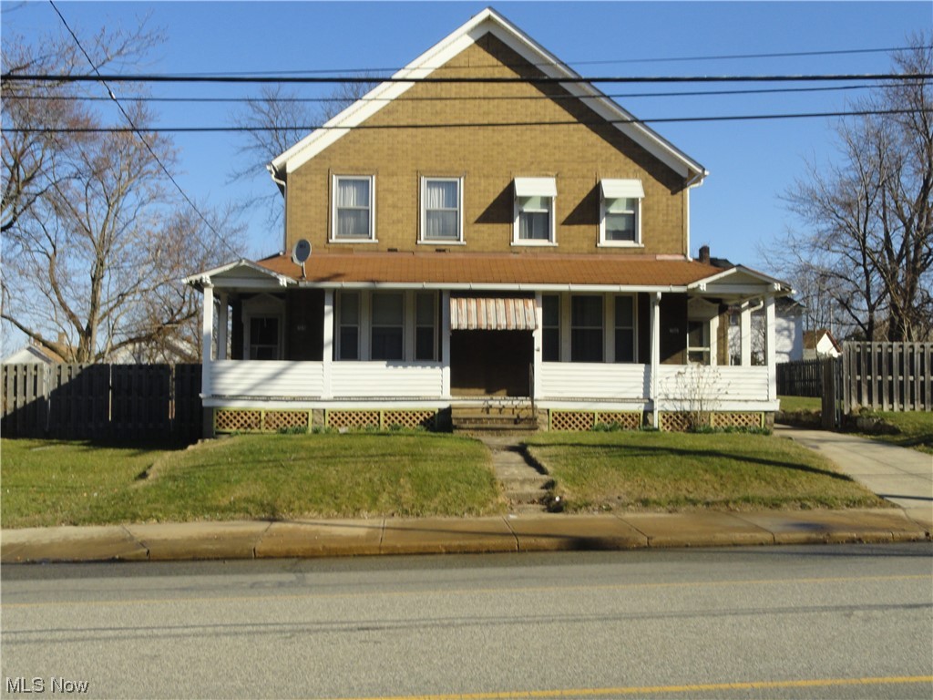 Hard to find 4 bedroom each unit side by side duplex. Front porch, large completely fenced yard for great privacy, and have the children enjoy their own private play area, newer 2 car garage with opener, full concrete drive, 4 bedrooms each unit, separate utilities, furnace hot water tank, for each unit, Central Air and all newer windows in owners unit, Two updated main electric panels each side, full basement each side with glass block windows, laundry hookups. Rear covered deck to enjoy those quiet relaxing evenings. Don't miss out on this one, call today for an appointment.