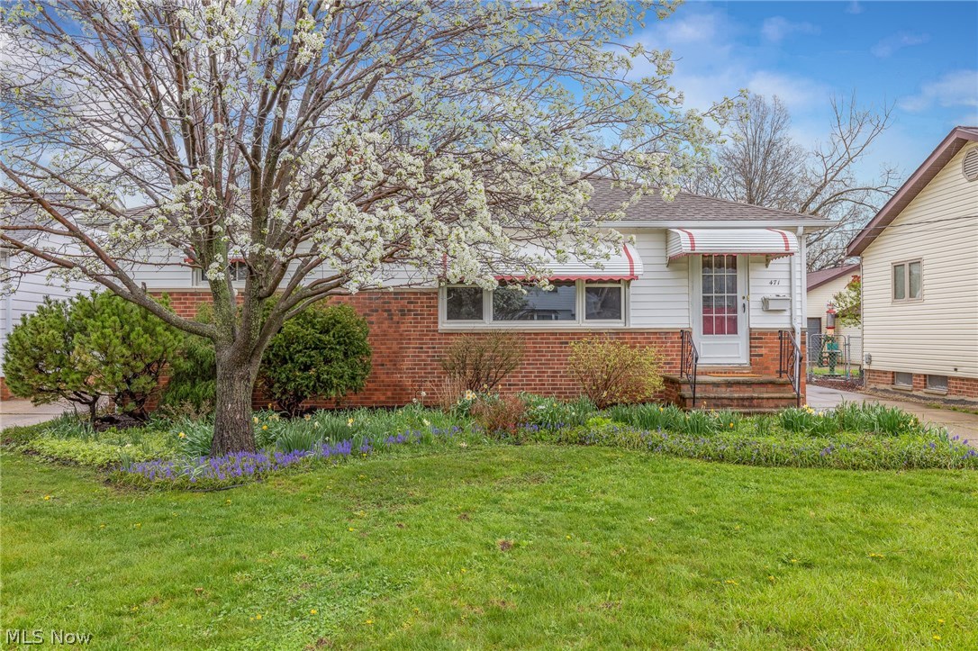 Great pride taken with this Wonderful Ranch on a Cul de Sac with a large Sunroom and a partially finished basement. Recently professionally painted with most newer windows throughout. The main floor has beautiful wood floors and three nice size bedrooms with two offering large double size closets. Off the kitchen is the Sunroom and access to the .26 wonderful lot with a French Drain added. The main bath has a BathFitter Tub Surround and newer vanity. The lower level has so much storage, a recreation area, another room that could be an office, a full bath with stand up shower, utility and workshop area including
Glassblock windows. The owner is offering a One Year Home Warranty through American Preferred Home Warranty. Start Packing!