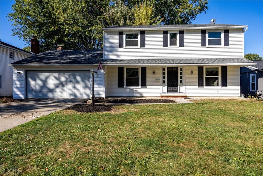 Updated and spacious! Nestled in the University/Eastern Heights area, you'll appreciate this recently refreshed 4 BEDROOM 2.5 bath colonial boating OVER 2,100 SQ ft PLUS. a partially finished basement! Foyer entry with an attractive staircase and newer flooring. Expanded newly updated kitchen (counters/flooring/cabinets backsplash and appliances). Kitchen also has a farmhouse apron style sink!  SO MUCH storage  space between the cupboards and the double pantry feature! Spacious family room with a brick fireplace complete with built ins and triple window overlooking the backyard for added natural lighting! Dining room. Spacious living room away from the main area would make for a great den/library/office or with some creativity a potential first floor bedroom). Upstairs you'll find wood flooring and FOUR bedrooms and TWO full baths. HUGE Primary suite is loaded with natural lighting with windows on three sides! Primary bedroom also has a nice sized closet and a private updated bathroom with a custom tiled shower and newer vanity.  Bathroom 2 is also updated with custom tile accents. Basement is partially finished and offers additional storage space. Furnace and central air are APROX. 5 years old*.  For the outdoors there's a covered front porch and an enclosed rear porch. There's also a spacious backyard with a dogrun or enclosed play area. Nicely updated and designed with a nice floorplan. Just blocks away from the community rec center/pool/playground and walking paths!