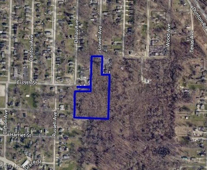 5+ Acres of Zoned Vacant Land with Frontage on Lowell Ave.