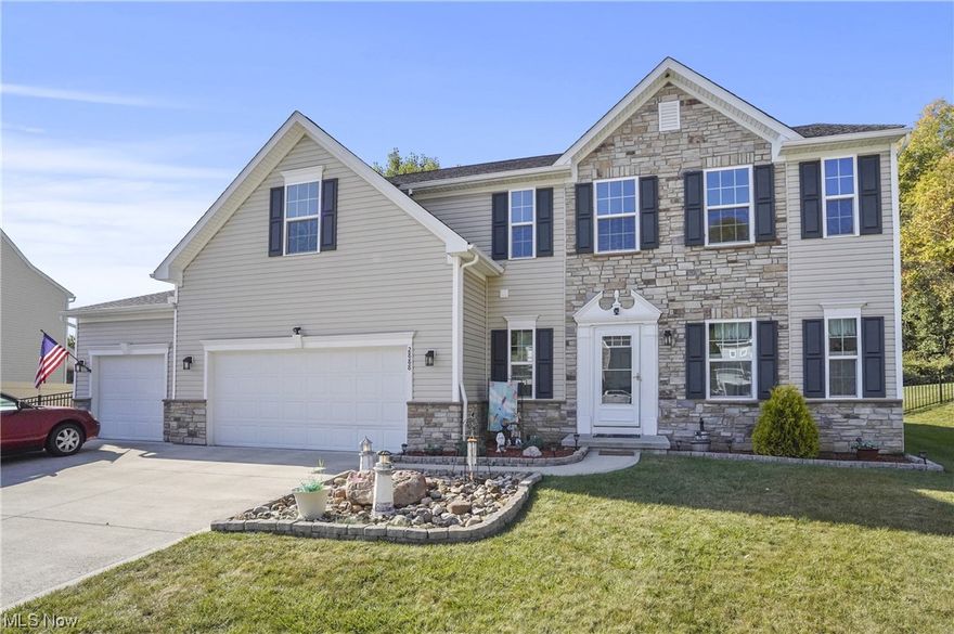 Welcome home! While coming up to this stunning home, situated in the back of a cul-de-sac, you will notice the 3-car garage & beautiful brick façade. This home, built in 2017, features six bedrooms, 4 full bathrooms & a half bath, at just under 4,000 sq ft! As you enter your new home, you are greeted with a formal dining room, stairs to the 2nd floor, a mud room leading to the attached garage, & a half bathroom. Continuing thru the foyer, you enter into a large, open concept living room & kitchen. The kitchen features stainless steel appliances, a large pantry, & ample cabinet & counterspace, including a large island for early morning breakfasts for get-togethers with family & friends. Off the kitchen is a spacious morning room with wall-to-wall windows, letting in all-natural light. Off the morning room a spacious fully fenced in backyard awaits you with a large patio for entertaining. A guest room, with full bathroom, off the large living room completes the 1st floor. The 2nd floor boasts five bedrooms & the laundry room. The master suite features a large walk-in closet & master ensuite with double vanities & large dual head walk-in shower. Three more bedrooms, a full bathroom, & a large bonus room over the garage completes the 2nd floor. Finished basement provides a full bathroom & a large entertaining area (pool table included). Home has been updated with some freshly painted walls, new carpet in all bedrooms & the main floor, & a newly installed hot water tank.