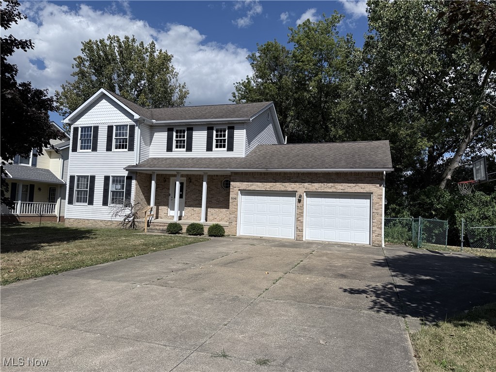 Check out this opportunity! An inviting, 1996-built, Colonial style home in Perry Township with over 2000 finished square feet, and near amenities, is the perfect canvas for your vision. The first floor is thoughtfully designed and offers an eat-in kitchen, fireplace, and ample space for friends, game nights and holidays. The second floor includes three large bedrooms with walk-in-closets and a large double-vanity bathroom. The basement has a finished rec-room, finished full bathroom, and utility room. The lot is flat with mature trees, with a fully fenced backyard, and storage shed.