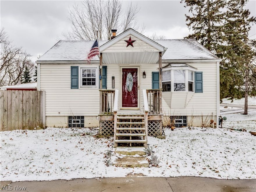 Wow! Great starter home or for the hobbyist who likes to tinker. Huge 24x40 heated garage with 220 amp electric service. Cute, small, two bedroom ranch with glass block windows, maintenance free exterior and city utilities. Perry Local School District.